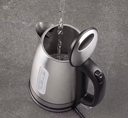 Daewoo Edinburgh Rapid Boil Kettle, 1.7 l, Silver Stainless Steel with Auto Shut Off and Limescale Filter – 3