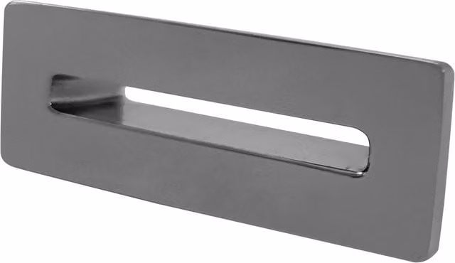 Nes Home Grey Rectangle Basin Overflow Stopper – 1