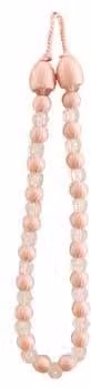 Alan Symonds Earle Beaded Rope Curtain Tie Back, Pink and Transparent