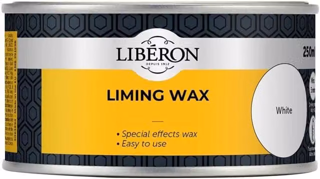 Liberon White Liming Wax for Oak Wood, 250ml – 2