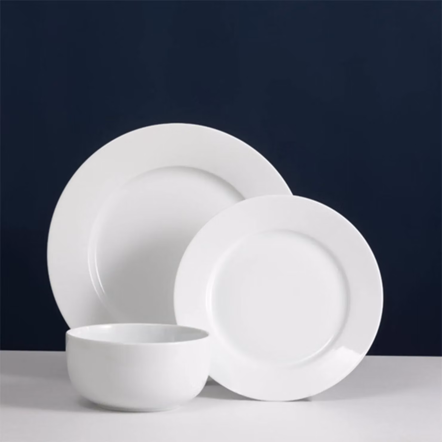 Glim & Glam 18 Piece White Porcelain Dinner Set – 3