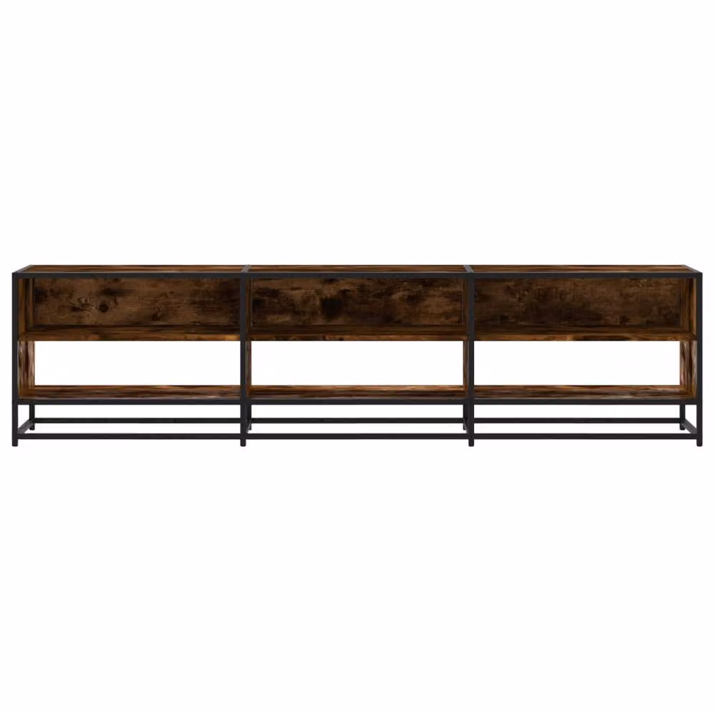Berkfield Home Smoked Oak TV Cabinet in Brown, W/D/H: 180 x 40 x 46 cm – 3