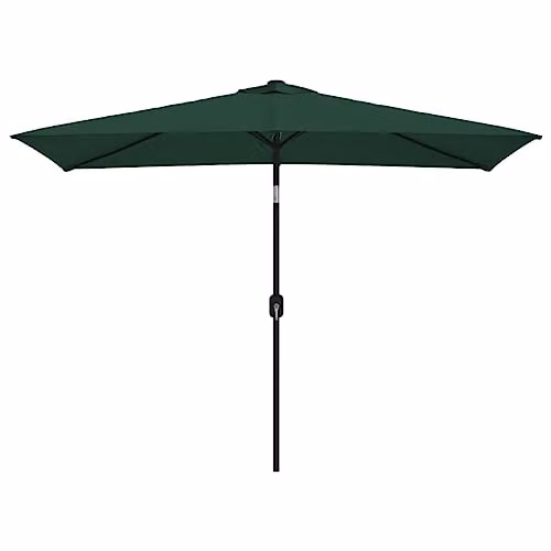 vidaXL Green Cantilever Garden Parasol with Steel Frame and Polyester Canopy, W/D/H: 300 x 200 x 240 cm – 1