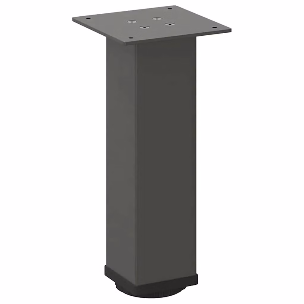 Berkfield Home Set of 4 Steel Coffee Table Legs in Anthracite Black, Height: 43 cm – 2