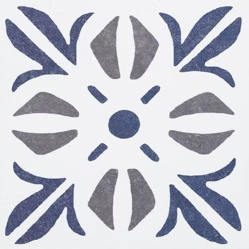 d-c-fix Set of 6 Cubia Blue Geometric Tile Stickers, Water-Resistant Self-Adhesive Wall Film, W/D/H: 15 x 15 x 0.135 cm – 1