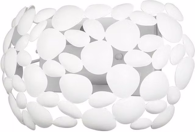 Netlighting DIONISO 2 Light Modern White Wall Light, W/D/H: 30 x 19 x 15 cm