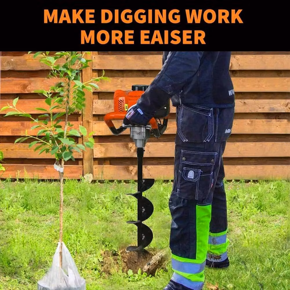 SPETLEK 52cc Petrol Earth Auger Digger in Orange – 4