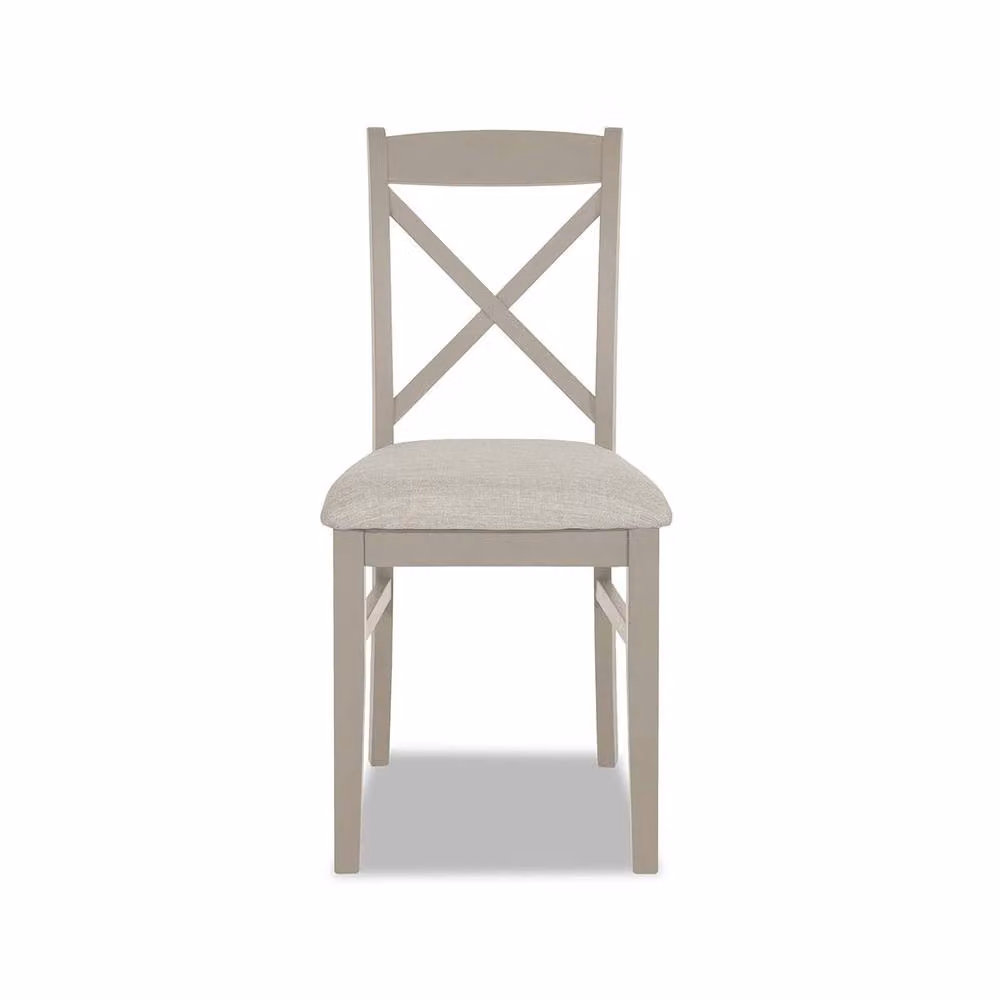 Statement Furniture Florence Crossback Dining Chair with Upholstered Seat in Truffle, W45 x D53 x H98 cm – 2