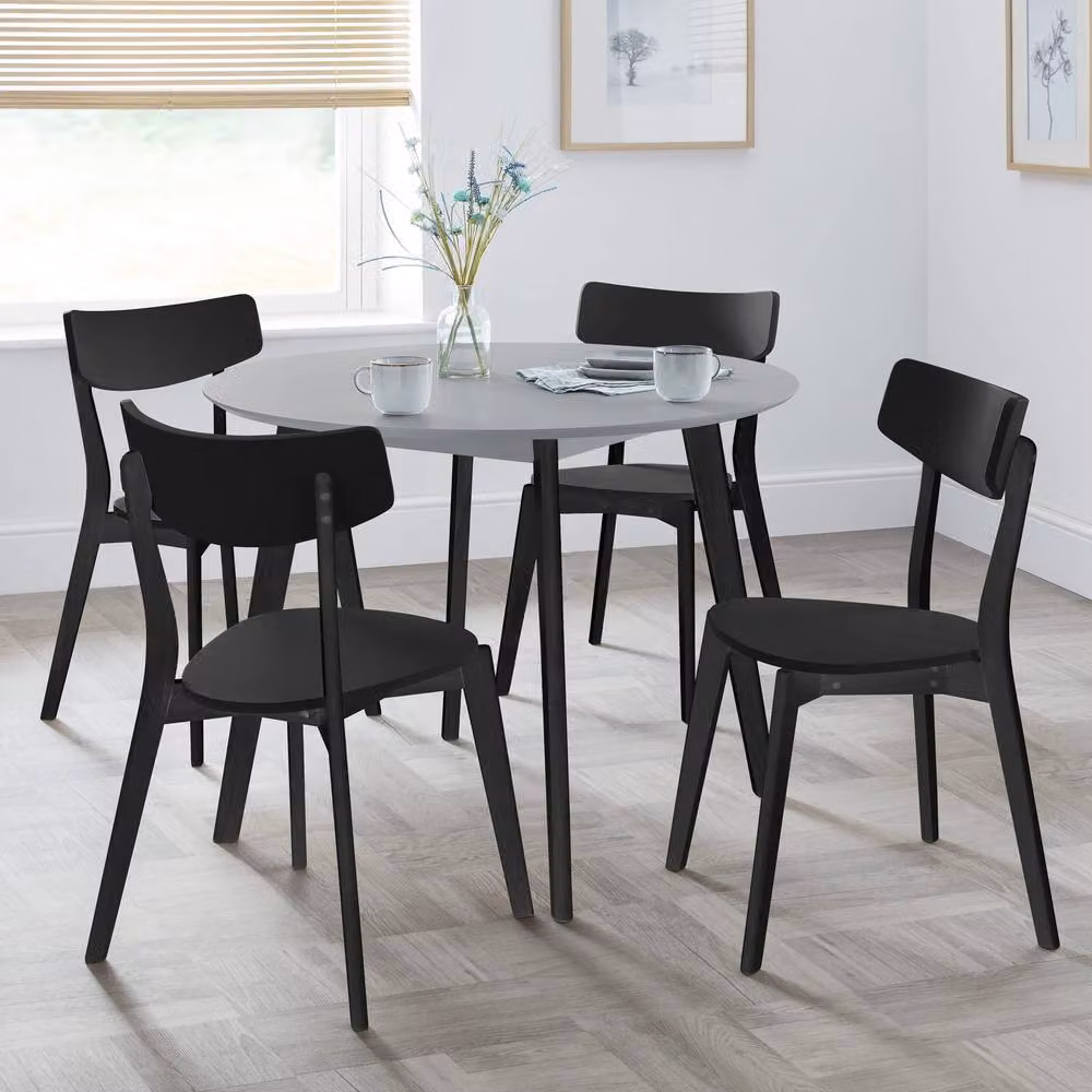 Cheshire Portland Premium Black Dining Chairs - Set of 2 – 5