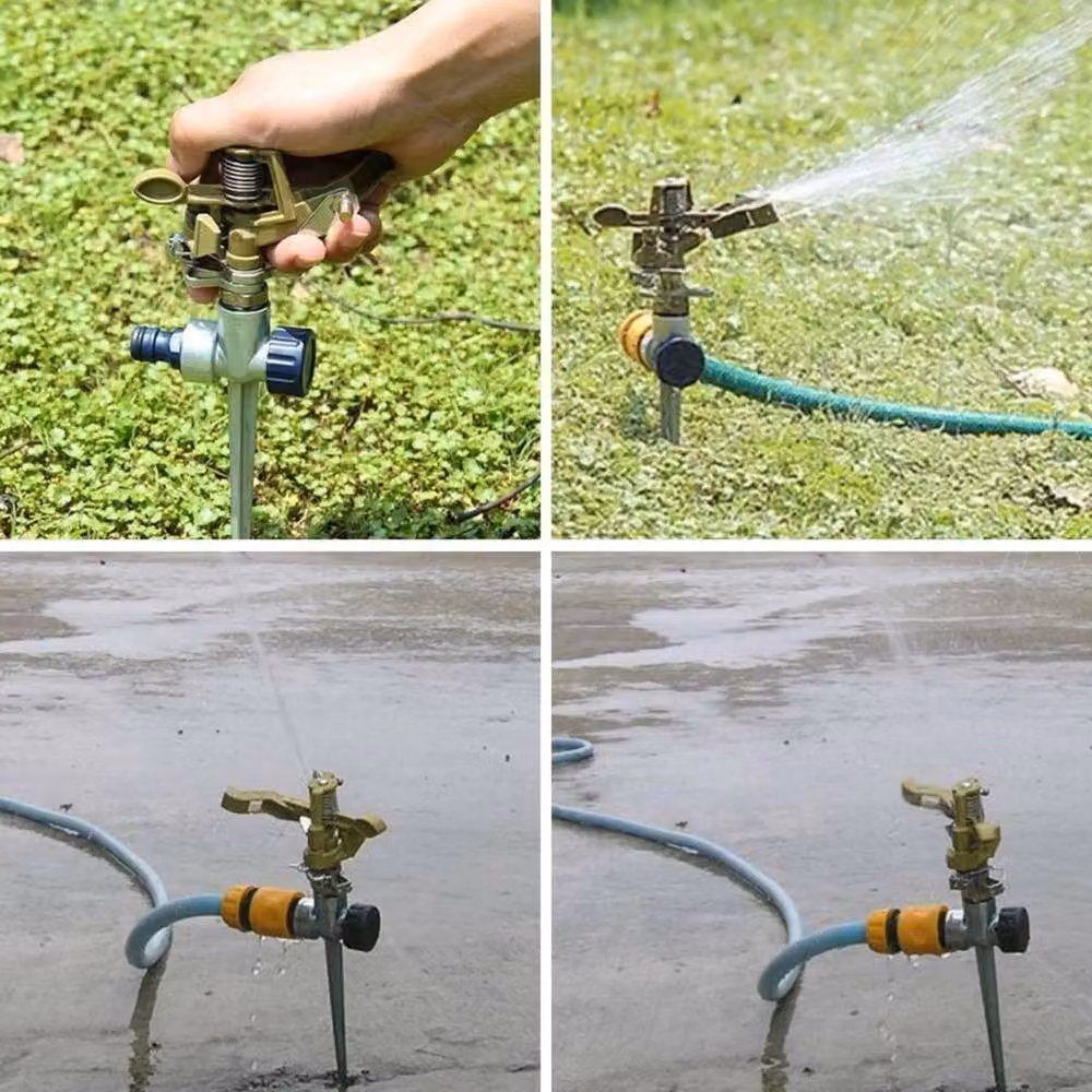 SPETLEK Rotating Water Sprayer in Gold for Garden and Lawn Irrigation – 5