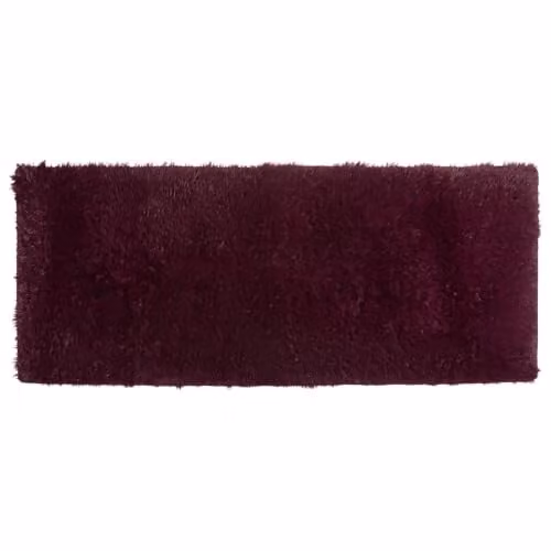 Sienna Red Fluffy Shaggy Runner Rug for Living Room, Hallway or Bedroom, W/D/H: 60 x 150 x 1 cm – 1