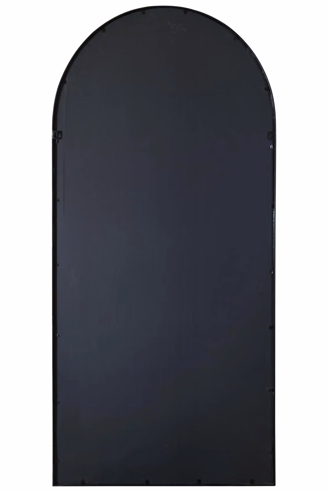 MirrorOutlet The Arcus Black Framed Arched Window Leaner/Wall Mirror H: 180 cm, W: 85 cm – 4