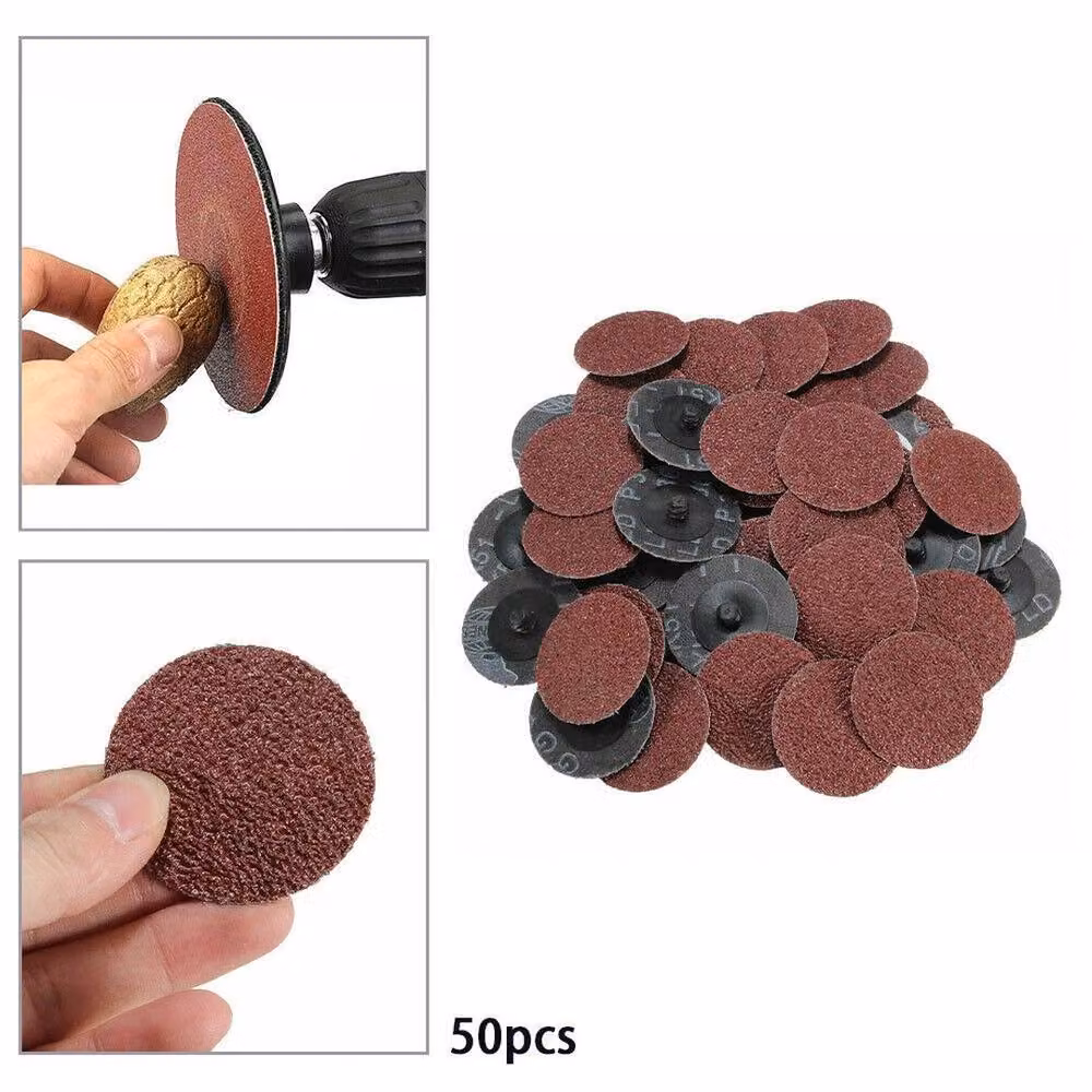 NESTLUNE 50-Piece Type R Roll Lock Quick Change Polishing Discs in Brown, W: 1000 mm, D: 400 mm – 5