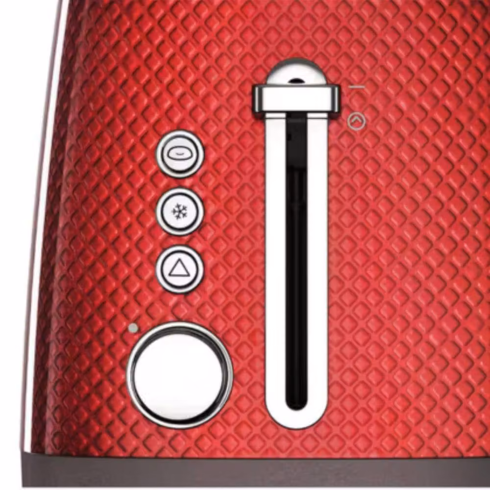 Kenwood Mesmerine 2 Slot Metal Toaster, 980W, Red – 3