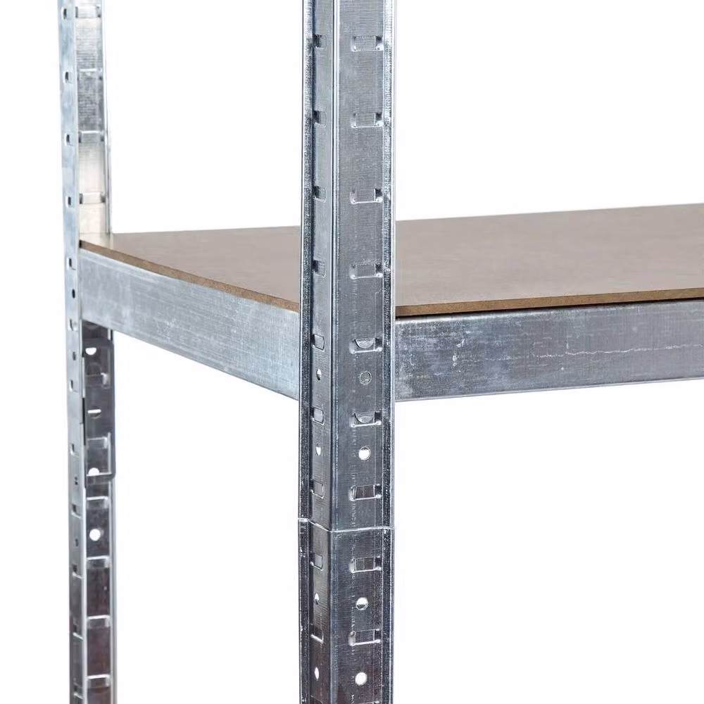 PAWNORA 5-Tier Silver Garage Storage Unit with Adjustable Shelves – 2