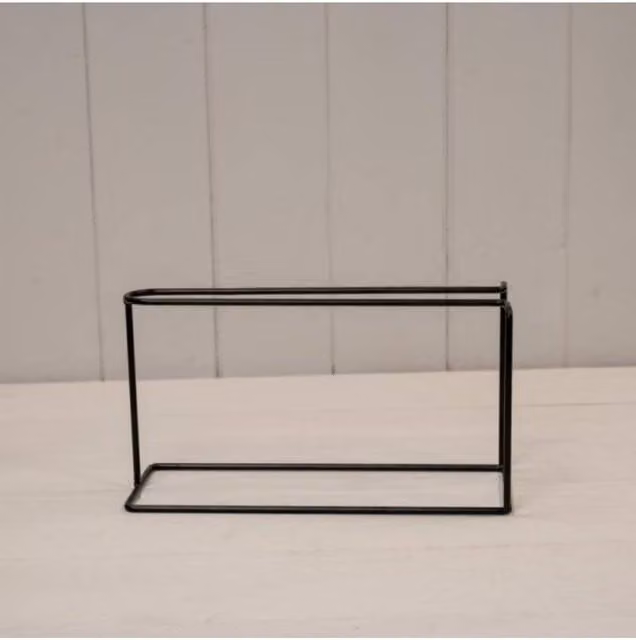 KDMD Black Metal Tabletop Display Stand for 3 Bottles