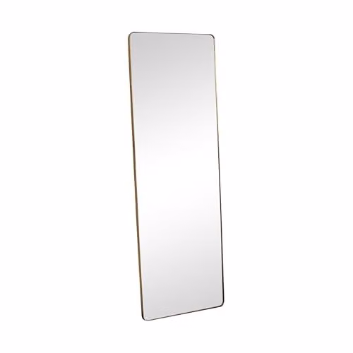 Melody Maison Rectangular Wall and Leaner Mirror in Gold, W: 47 cm, H: 142 cm – 2