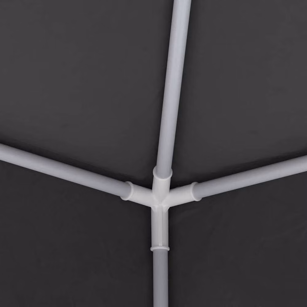 Berkfield Home Professional Party Tent with Side Walls and Windows, Anthracite Dark Grey, W: 9 m, D: 4 m – 4