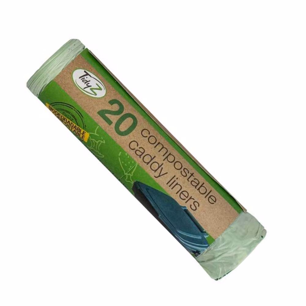 Tidy Z Biodegradable Bin Bags, Green, Pack of 20 – 2