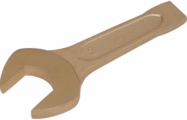 Loops 60mm Open-End Non-Sparking Slogging Spanner in Gold