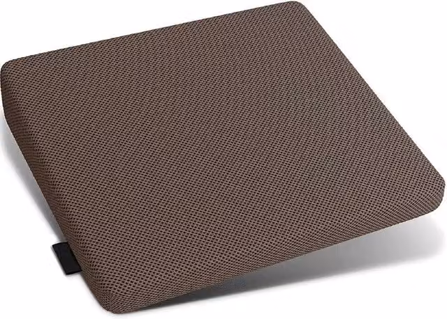 NESTLUNE Brown Memory Foam Wedge Seat and Back Support Cushion, W: 190 cm, D: 100 cm – 1