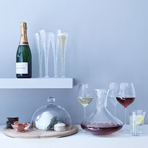 LSA International Aurelia Clear Optic Glass Carafe, 1.8 l – 3