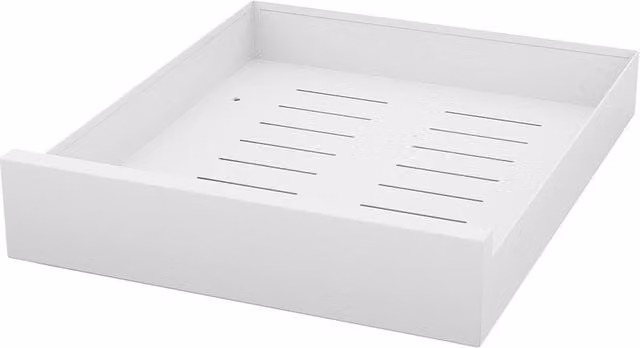 Garden Sanctuary No Drill Pull Out Cabinet Organiser Drawer in White
