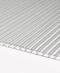 PolyX Clear Twinwall Polycarbonate Sheet W: 800 mm, H: 2 m, Thickness: 10 mm