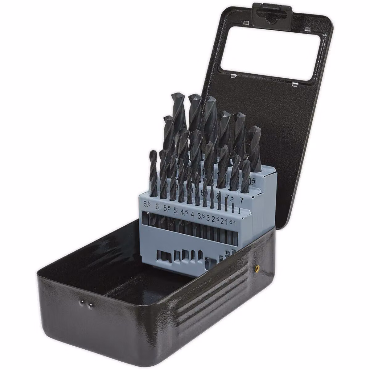 Loops 25 Piece Roll Forged HSS Twist Drill Bit Set in Silver and Multicolour with Storage Case – 2