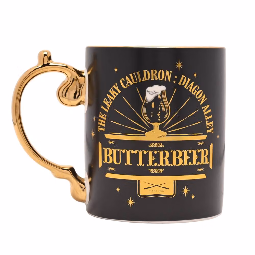 Widdop and Co Harry Potter Leaky Cauldron Collectable Ceramic Mug in Black and Gold – 4