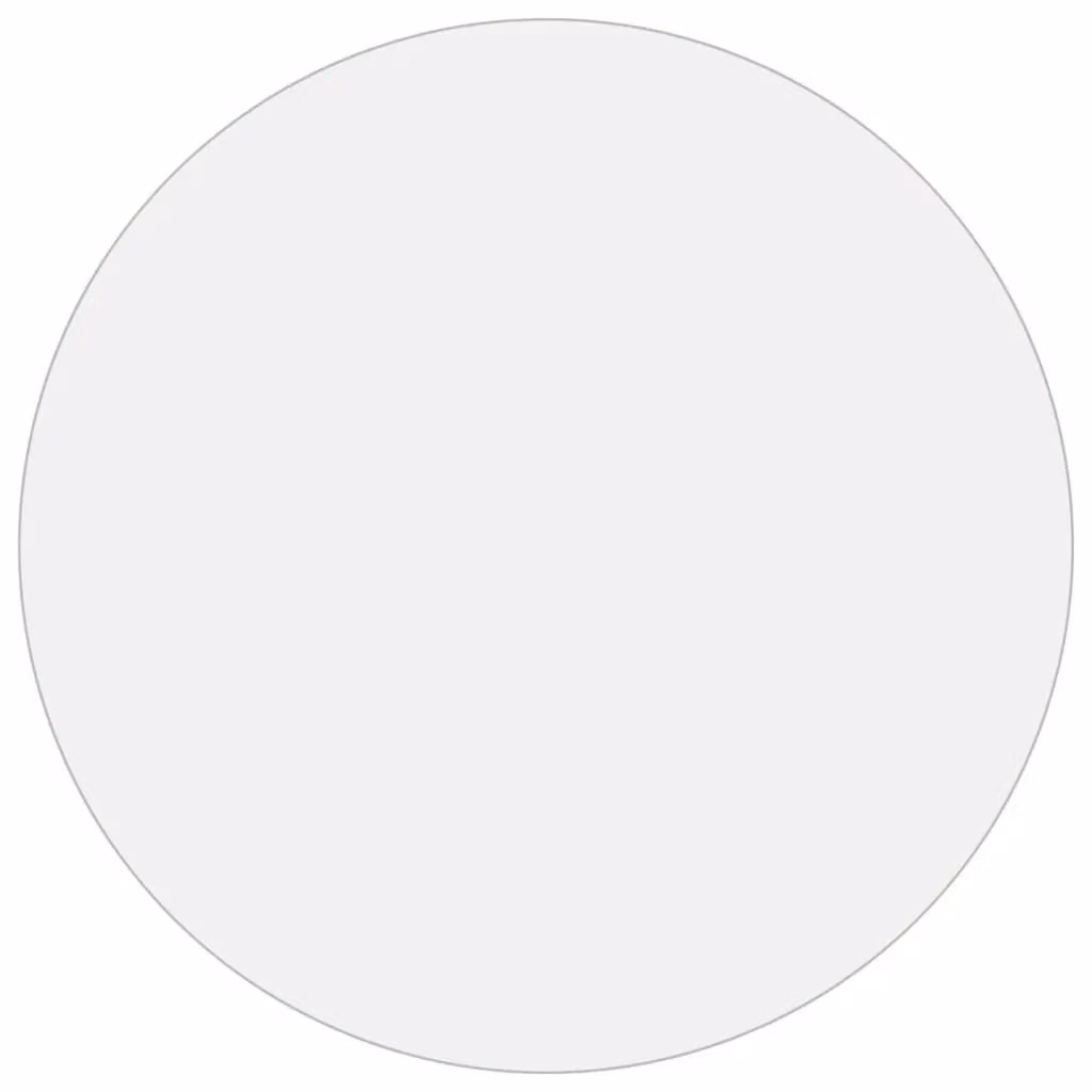 Berkfield Home Transparent PVC Table Protector, Diameter: 60 cm, Thickness: 2 mm – 2