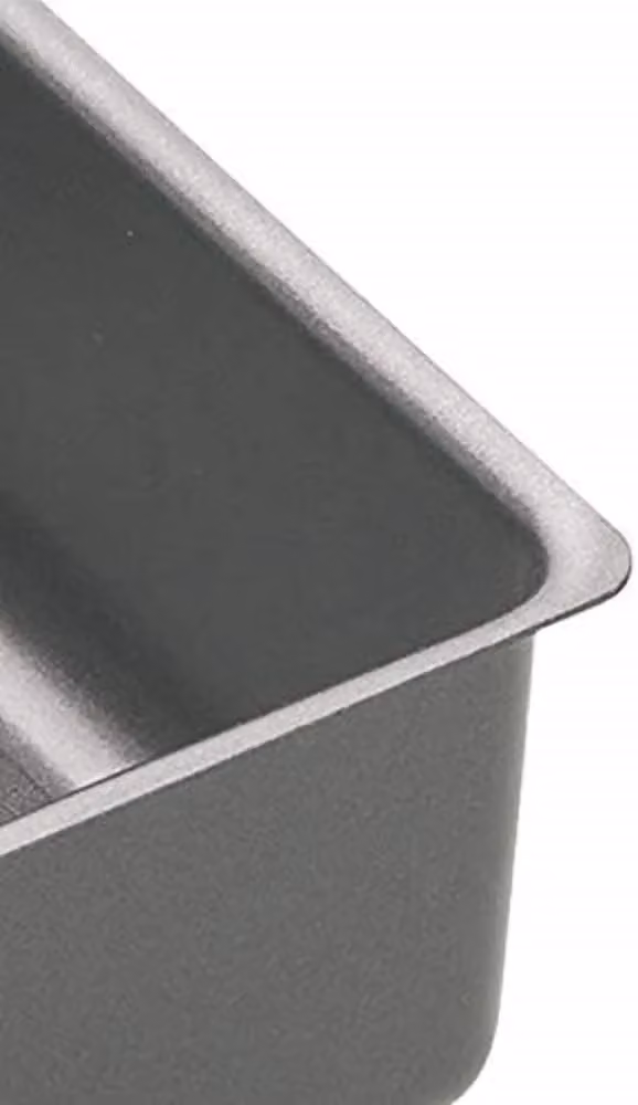 MasterClass Non-Stick Square Carbon Steel Cake Tin with Loose Base, Grey, 18cm – 7