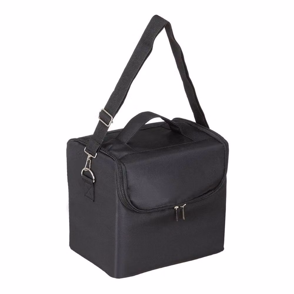 KORVIXA Extra Large Makeup Bag and Beauty Carry Box, Black, W: 50 cm x D: 50 cm x H: 50 cm – 3