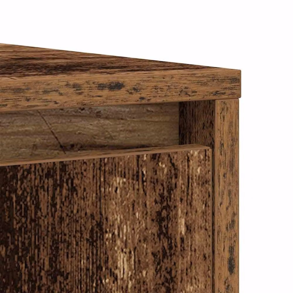 Berkfield Home Old Wood Sideboard in Brown, W/D/H: 85 x 34 x 76 cm – 5