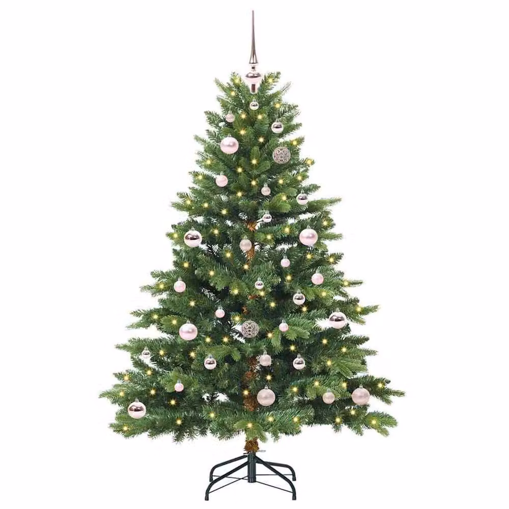 Berkfield Home Artificial Green Christmas Tree with 150 LEDs, Height: 150 cm – 2