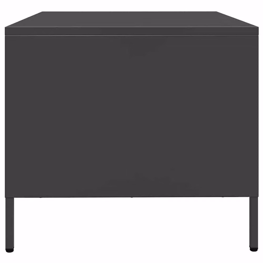 Berkfield Home Sturdy Industrial Coffee Table in Black Metal, W: 68.5 cm, D: 50 cm, H: 43.5 cm – 5