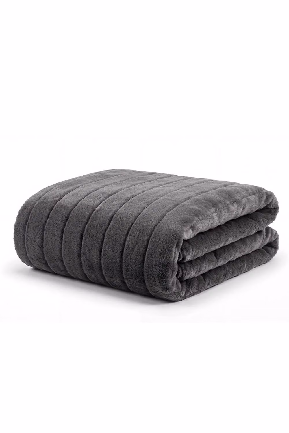 Deyongs Hockley Supersoft Faux Quilted Throw in Grey, W 130 cm x D 150 cm – 2