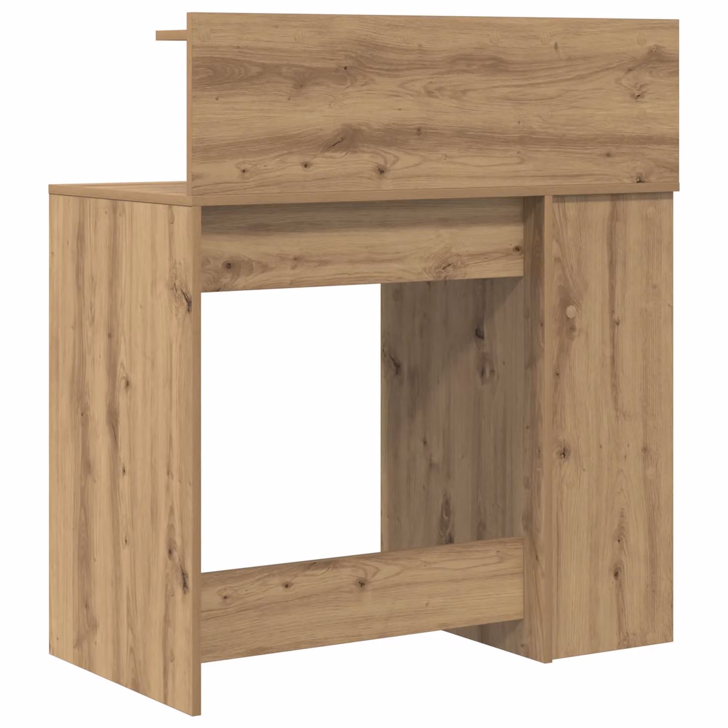 Berkfield Artisan Oak Home Office Writing Desk with Storage, W/D/H: 90 x 48 x 101.5 cm – 4