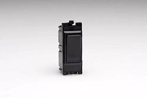 Varilight 10A Two-Way Switch in Black