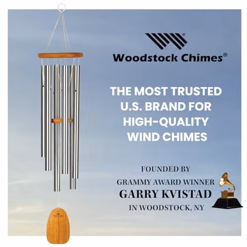 Woodstock Chimes Chimes of Olympos Wind Chime in Silver – 6