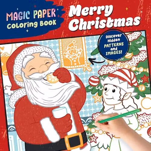 Callisto Kids Magic Paper Colouring Book Merry Christmas Multicolour – 1