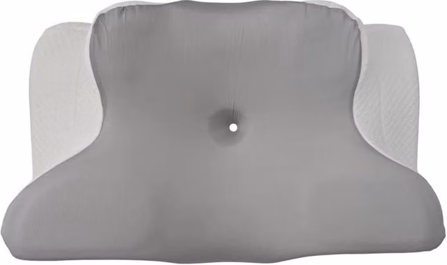 FLAVORA Grey Ergonomic Memory Foam Cervical Neck Pillow for Adults – 1