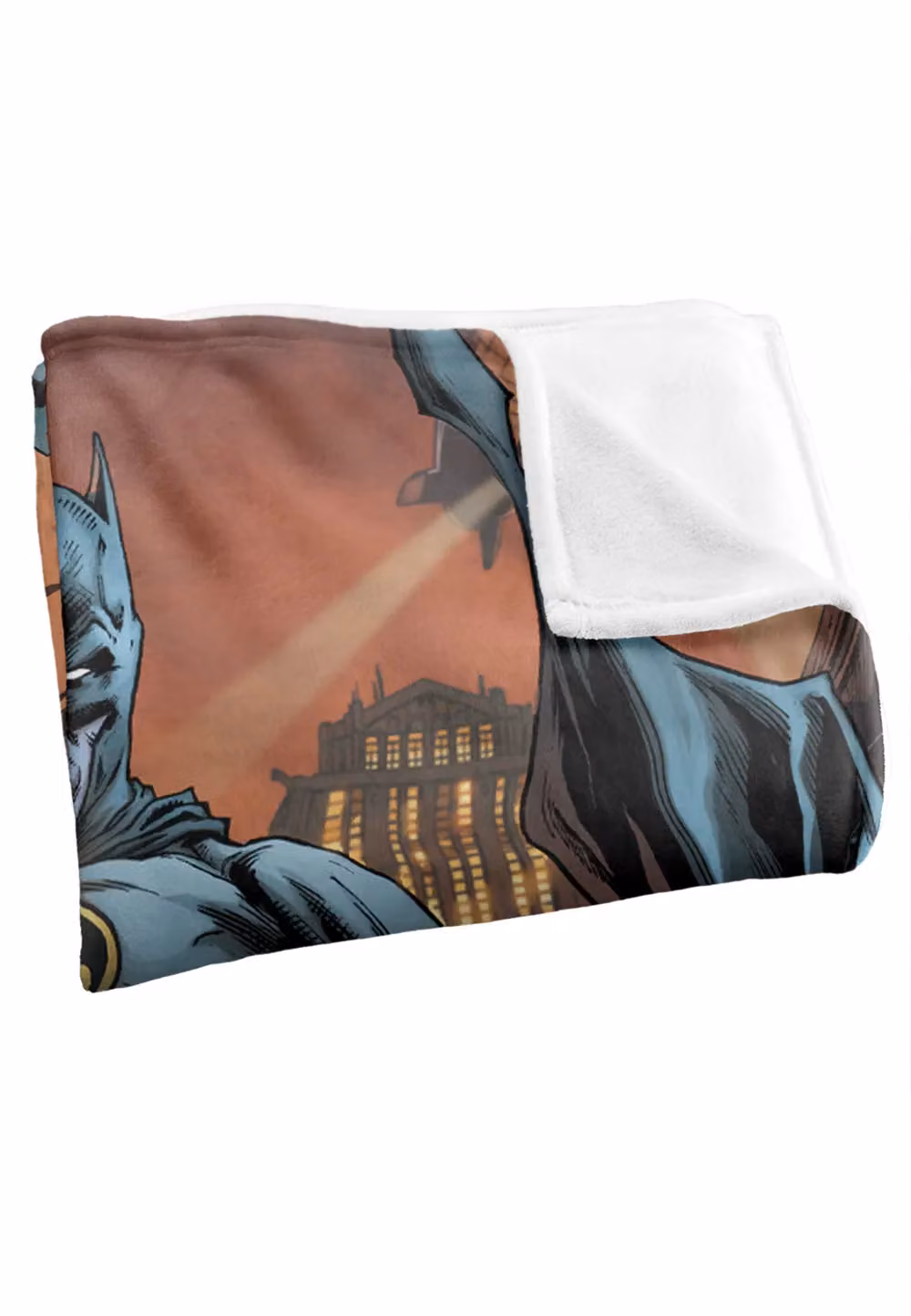 DC Comics Batman Rooftop Cover Blanket in White, W: 152 cm, D: 127 cm – 3