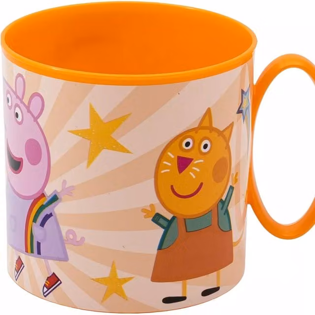 Stor Peppa Pig Licensed Melamine Micro Mini Mug, Multicolour, 265 ml