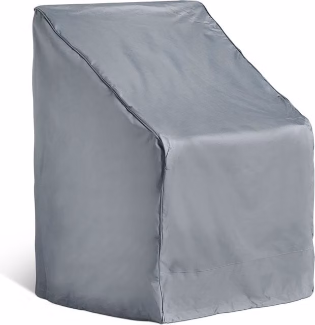 VonHaus Waterproof Grey Armchair Garden Chair Cover with Elastic Band and PVC Material