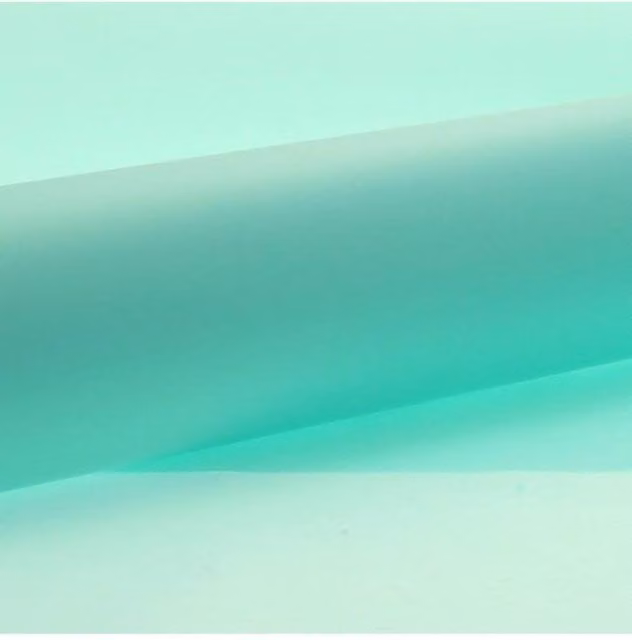 KDMD Duck Egg Blue Frosted Plastic Film, W: 80 cm x L: 50 m
