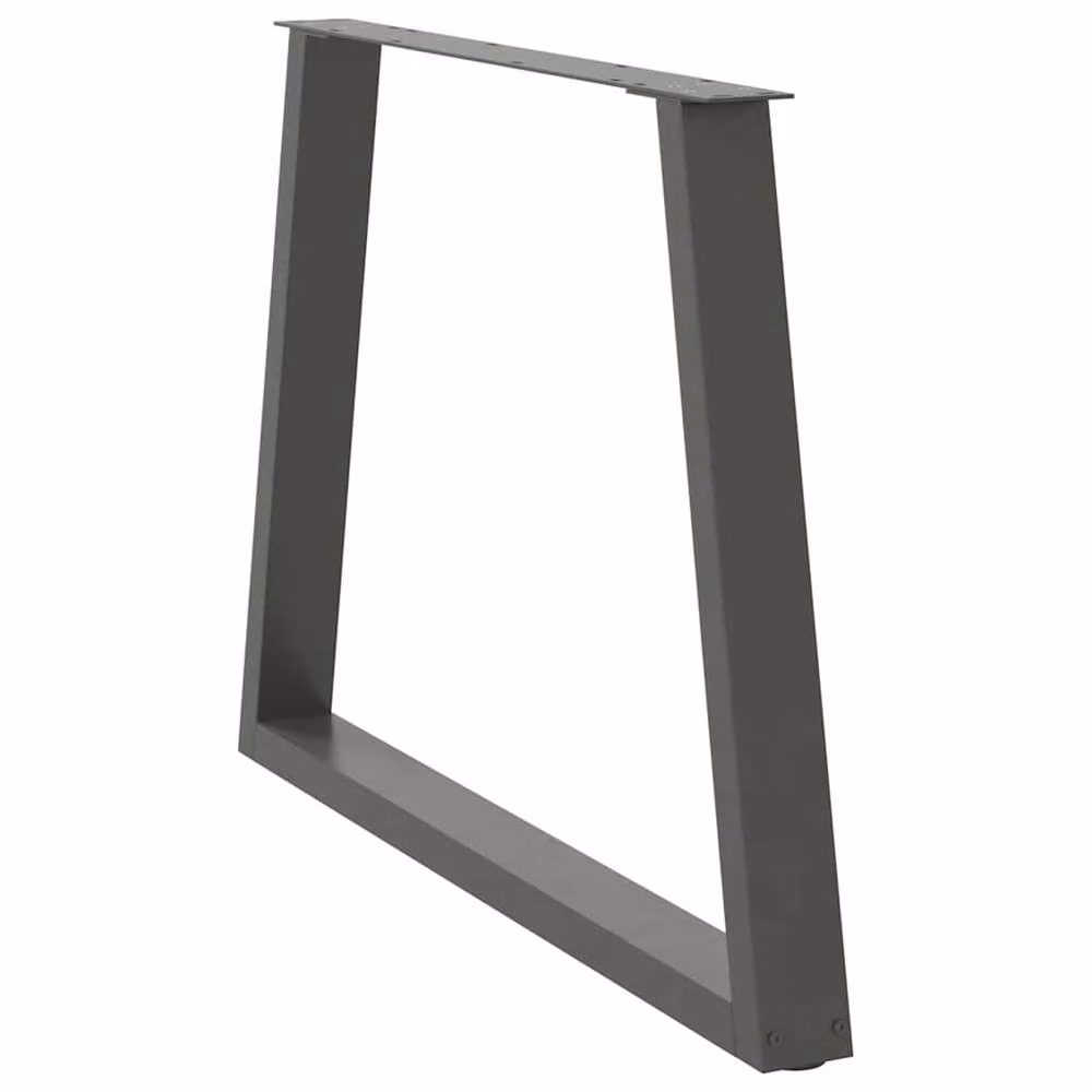 Berkfield Home Modern V-Shape Dining Table Legs, 2 Pieces, Anthracite, H: 72-73.3 cm x W: 90 cm – 2