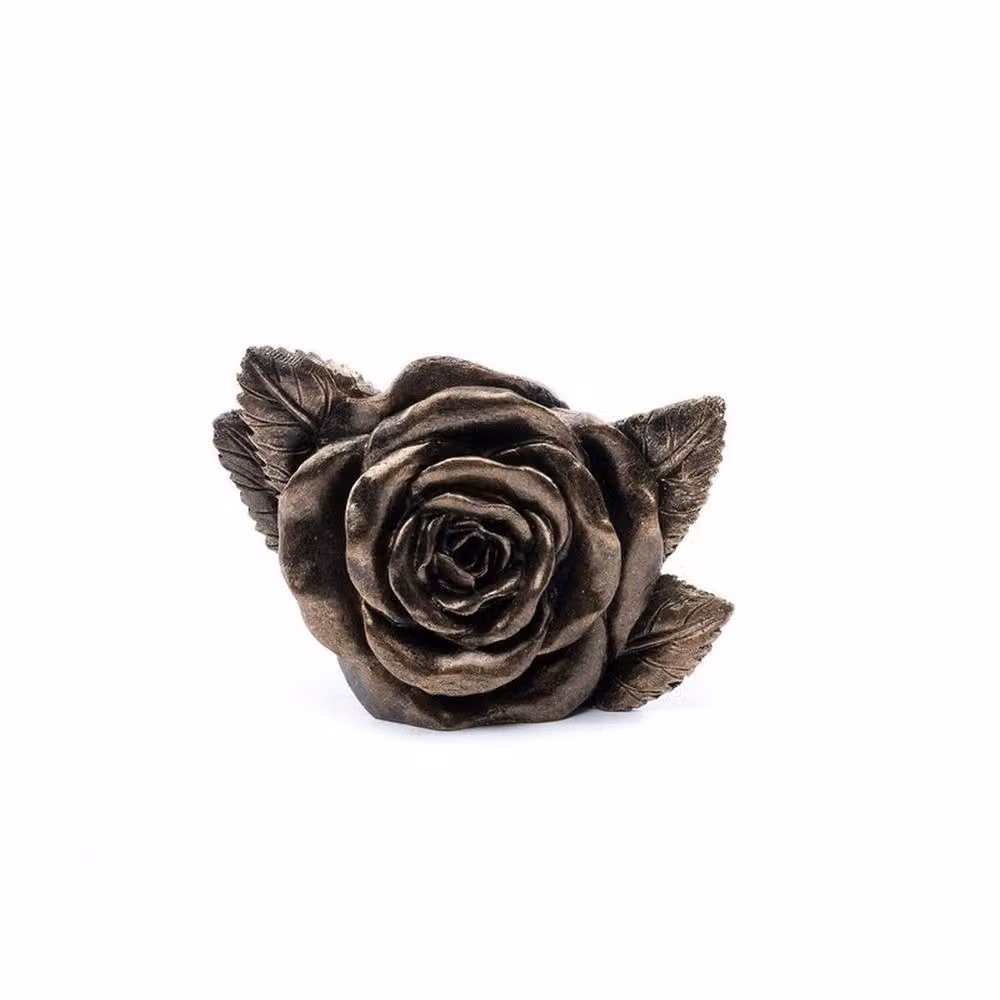Jardinopia Rose Plant Pot Feet, Set of 3, Bronze, W: 7.5 cm, D: 6 cm, H: 9 cm – 2
