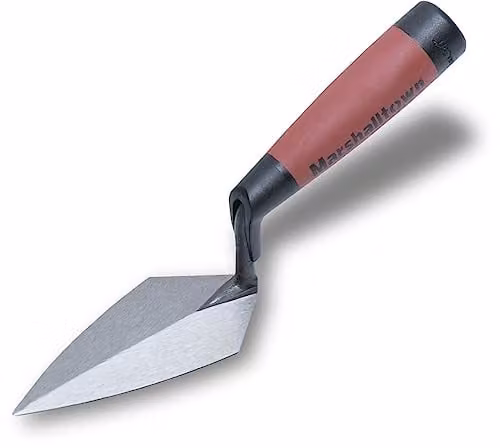 Marshalltown 455D Pointing Trowel Philadelphia Pattern with DuraSoft Handle, Red – 1