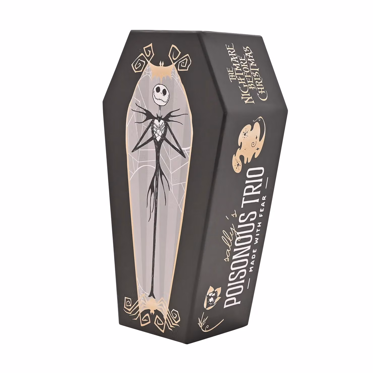 Disney Nightmare Before Christmas Set of 3 Black Tabletop Candles – 3